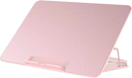 NonMiFyR Laptop Cooling Pad, Laptop Cool, Quiet, Laptop Riser, Portable, Gaming, 6 Fans, Heat Protection, Height Adjustment, Lap Chill, Pink