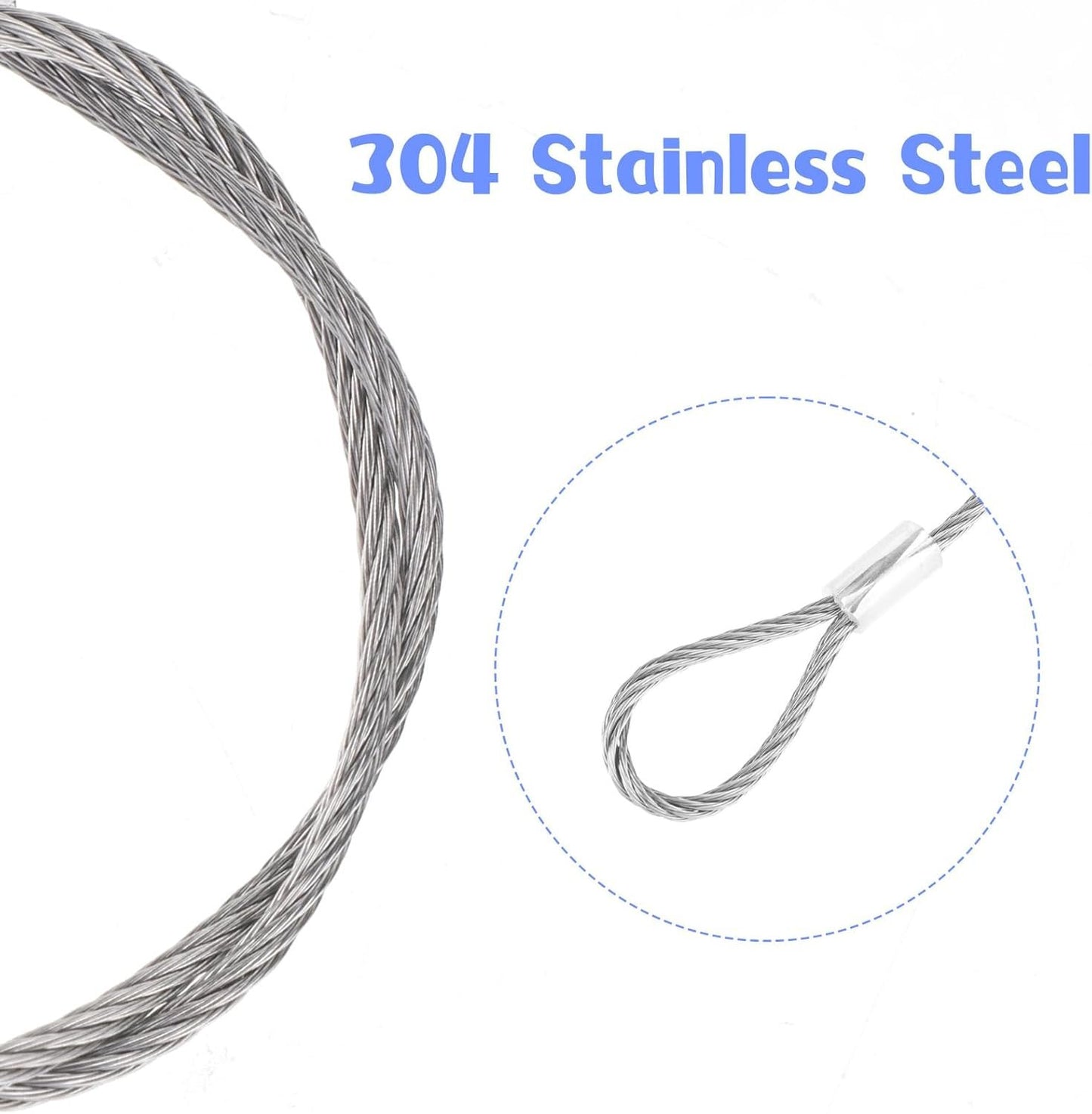 31cm 15mm Outdoor Anti Theft Luggage Lock 5 Pack Travel Security Cable Lock Safety Cable Braided Steel Coated Wire Flexible Steel Cables Wire Rope with Double Loop Fit for Padlock Disc Locks