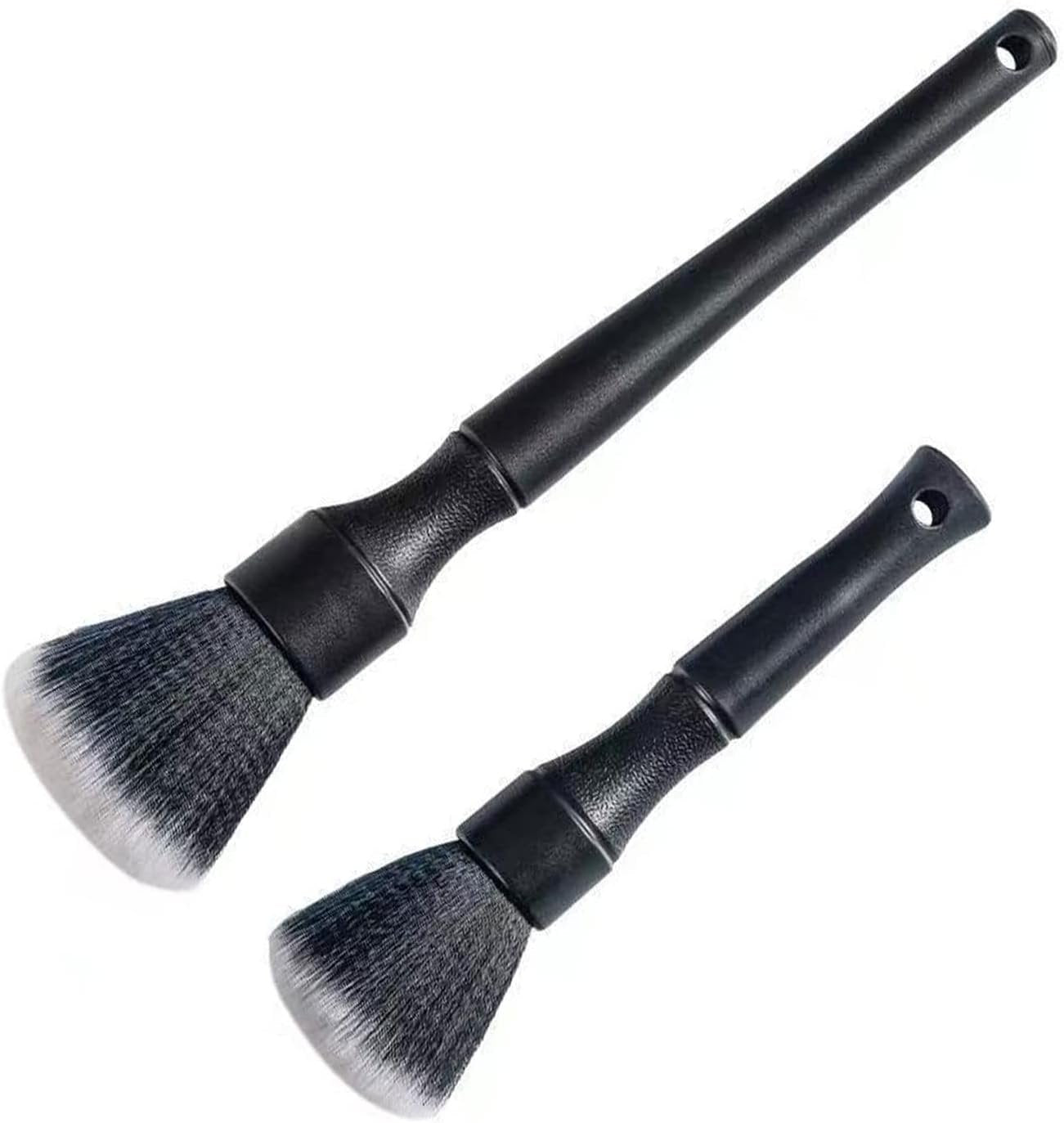 Ultra- Soft Detailing Brush Set, Auto Detail Brush Kit for Elegant Surfaces, Interior Exterior No Scratch for Cleaning Air Vent Engine Bay Emblems Dashboard Seat Wheel, Engine, Wheel Nutâ€¦