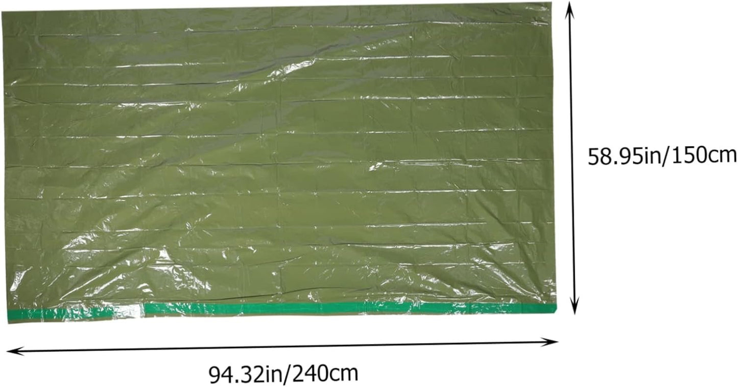 JUMPLAWN Emergency Thermal Survival Tent Multi Functional Outdoor Camping Durable Windproof Blanket for Hiking Expeditions Emergency Situations