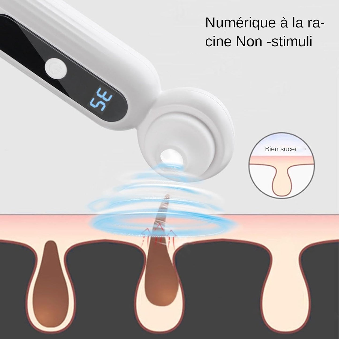 Face Pore Cleaner, Pore Vacuum, Deep Cleansing Tool, Adjustable Suction Levels, Whitehead Extractor Tool With 3 Suction Heads, Skin Care Tools For Face Deep Cleansing