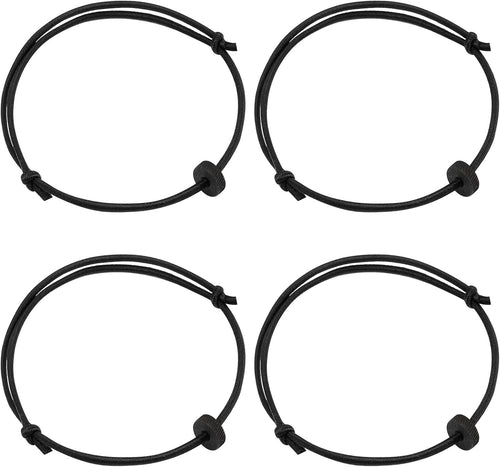 Uxinuo 4PCS Bracelet Car Window Breaker,Vehicle Rapid Escape Wristbands Tempered Safety Glass Breaker,Wrist Strap with Tungsten Carbide Bead Car Emergency Self Rescue Tool