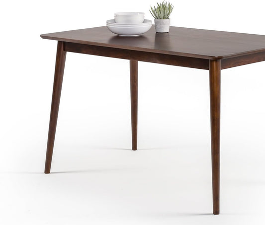 ZINUS Jen 47 Inch Wood Dining Table / Solid Wood Kitchen Table / Easy Assembly, Espresso