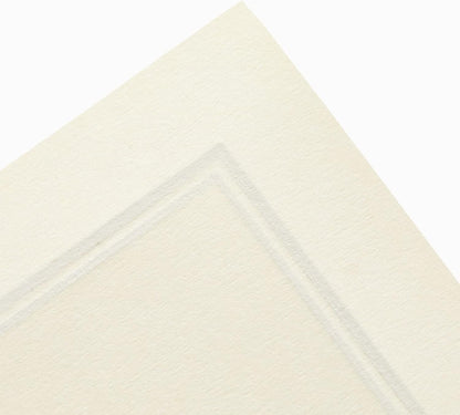 Ecru and Black Premium Stationery Paper Set, Letter Size (24 Envelopes, 48 Sheets)