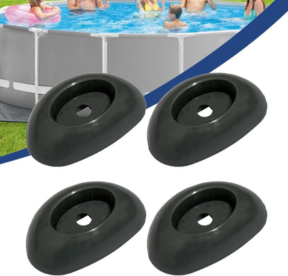 Pool Leg End Caps - Vertical Leg Replacement Frame Parts Cap | Stable Pool Vertical End Cap | Ground Swimming Replacement Parts