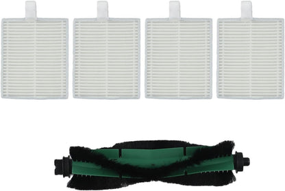 Cleaning For Essentials - Set composto da spazzola principale + filtro + spazzole laterali + panno in microfibra progettato specificamente per Roomba For Essentials (B)