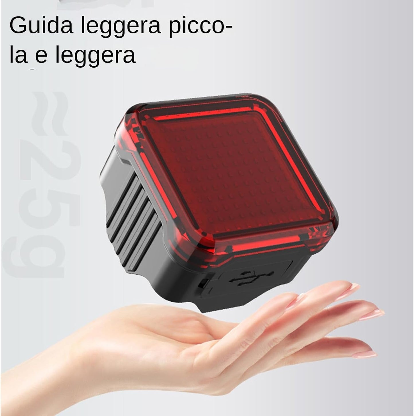 Tail Light, Bike Safety Brake with Long Battery Life and Multi-Dynamic Expressions, Led Warning Lighting Cycling Accessories for Bike Touring, Mountain Trail, Outdoor Adventures