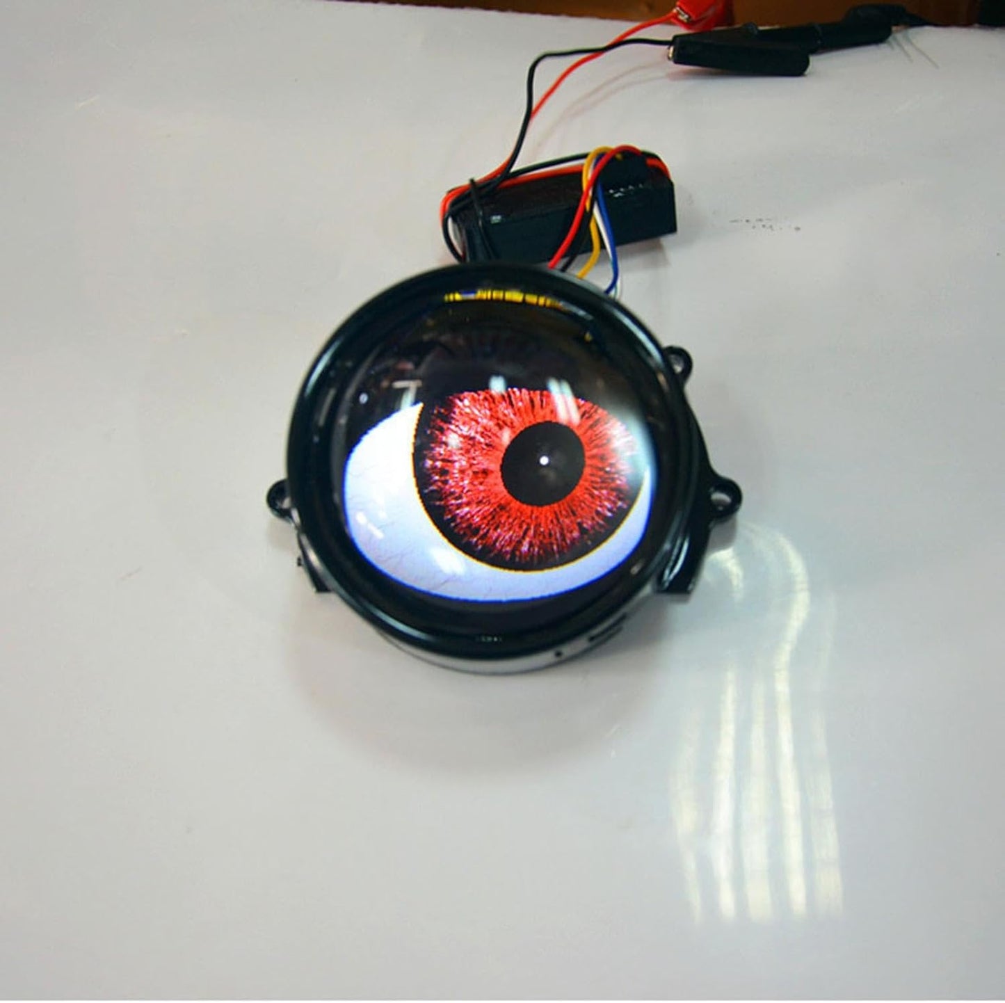Devil Eyes Light, LED Dynamic Headlights, WiFi Control Car Light, 12V Headlight Bulbs, Projector Lens Lamp, Automotive LED Headlights, Dynamic LED Car Lights, WiFi Headlight Projector