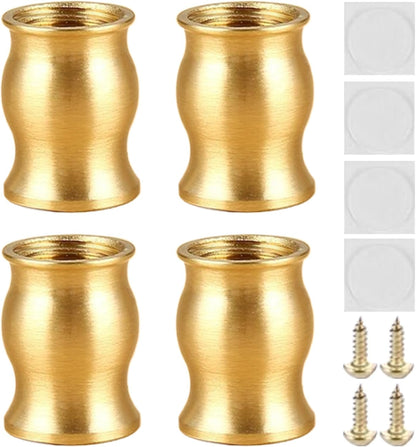 Gambe per Comodino - Gambe In Legno Per Mobili - Supporto Antiscivolo Moderno Con Protezione Per Pavimenti In Legno – Per Tavoli, Letti, Scrivanie E Armadi