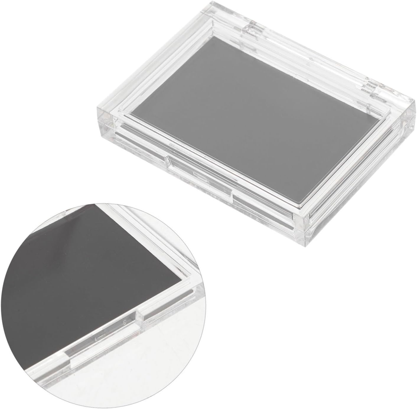PACKOVE Magnet Box Empty Box Magnetic Eyeshadow Palette Empty Eyeshadow Organizer Eye Shadow Box Transparent Makeup Case DIY Accessory DIY Cosmetic Pallet DIY As