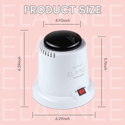 Makartt Nail Tool Sterilizer For Esthetician Sterilization Machine Metal Nail Art Tools Lash Tech Supplies High Temperature For Nail Supplies Manicure Salon