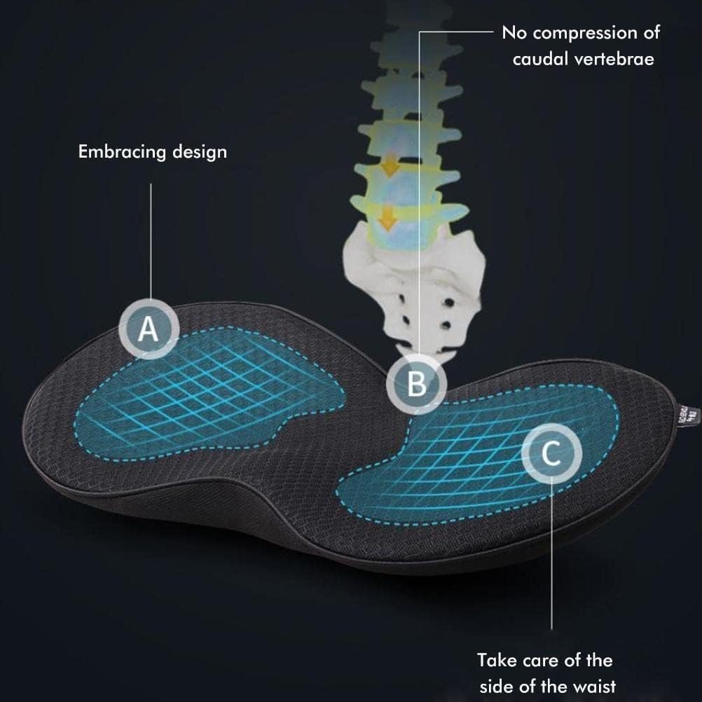 Enfudid Car Seat Cushions for Driving - Memory Foam Car Seat Pad - Sciatica & Lower Back Pain Relief - Car Seat Cushion Road Trip Essentials for Drivers