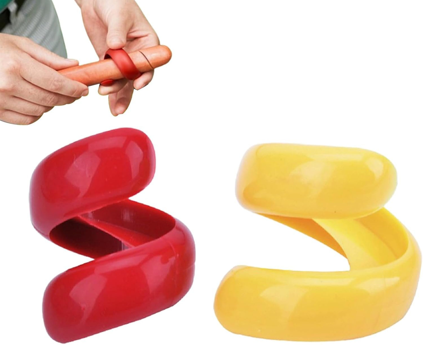 Hot Dog Cutters â€“ Manual spiiral Cutter for Sausages and Bananas | Versatile Hot Dog Slicer for Barbecue and Kitchen Use, Handy Food Prep Tool for Picnics, Parties, and Everyday Cooking