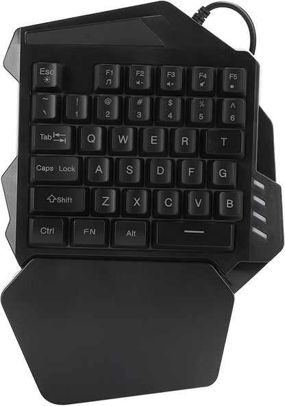 J50 One-Handed Gaming Mouse and Keyboard Set for Win2000/Android/OS X - Essential Computer Accessory for Gamers
