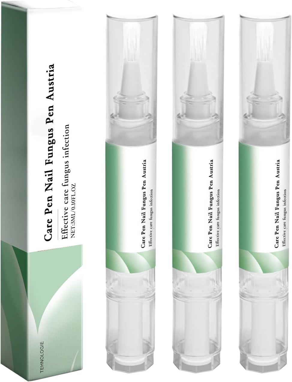 3 Pcs Nail Care Pen for Nail Care with Aloe Vera Tea Tree Oil Vitamin E Nail Growth