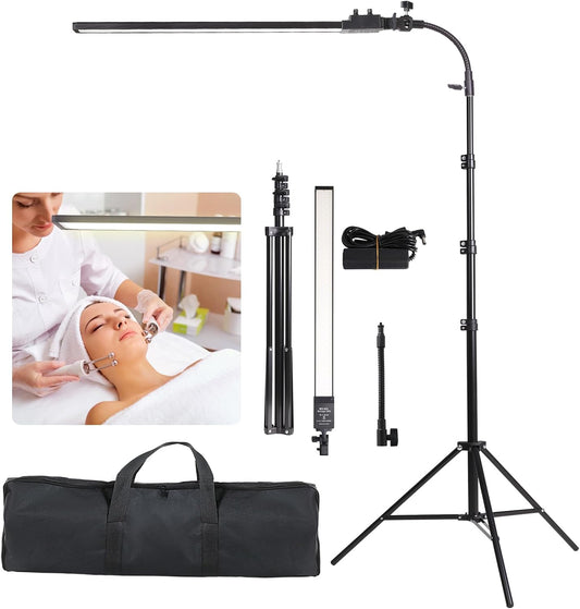 FEIFANTEAM LED Photography Light Kit Bi-Colour Adjustable Brightness for Video Recording, Studio Photography, Live Streaming, Makeup Fill Light, Eyebrow Tattoo