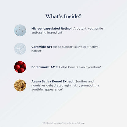 Beverly Hills MD Activated Retinol Night Treatment - Gel Serum for Tightening, Smoothing, Refining Look of Skin on Face and Neck w/Retinol, Ceramides