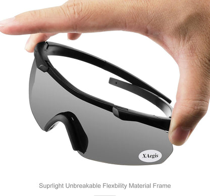 Xaegistac Tactical Shooting Glasses with 3 Interchangeable Lens High Impact Eye Protection