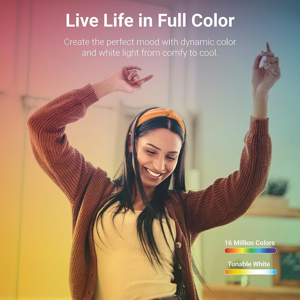 HALO 4" Smart Wi-Fi® Recessed LED Light Powered by WiZ Pro, Dimmable Full Color w/SpaceSense® Motion, Smart Home Ready - RL4069WZRGBWWHR