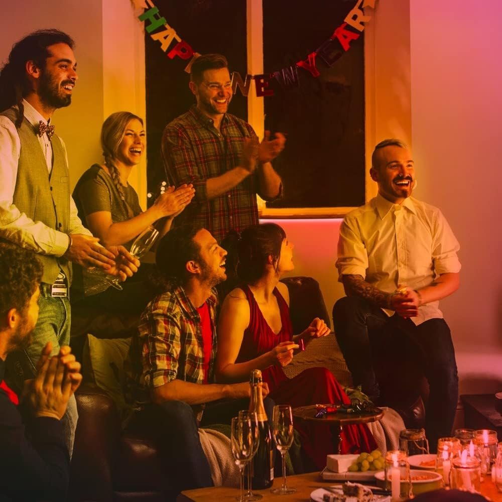 TP-Link Tapo Smart Wi-Fi LED Light Strip, Multicolour, Dimmable, 5 Meters, 25000 Hours, 2100 MCD Max, Smart Home, Party Decoration, Schedule & Timer, Voice Control, No Hub Required (TL61-5)