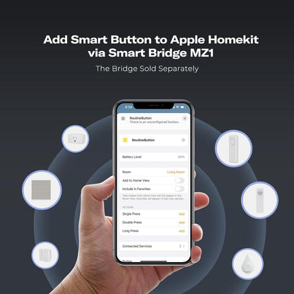THIRDREALITY ZigBee Smart Button Yellow, 3-Way Remote Control, Require Zigbee hub, Work With SmartThings, Aeotec, Hubitat, Home Assistant, Third Reality Hub, Battery Included.
