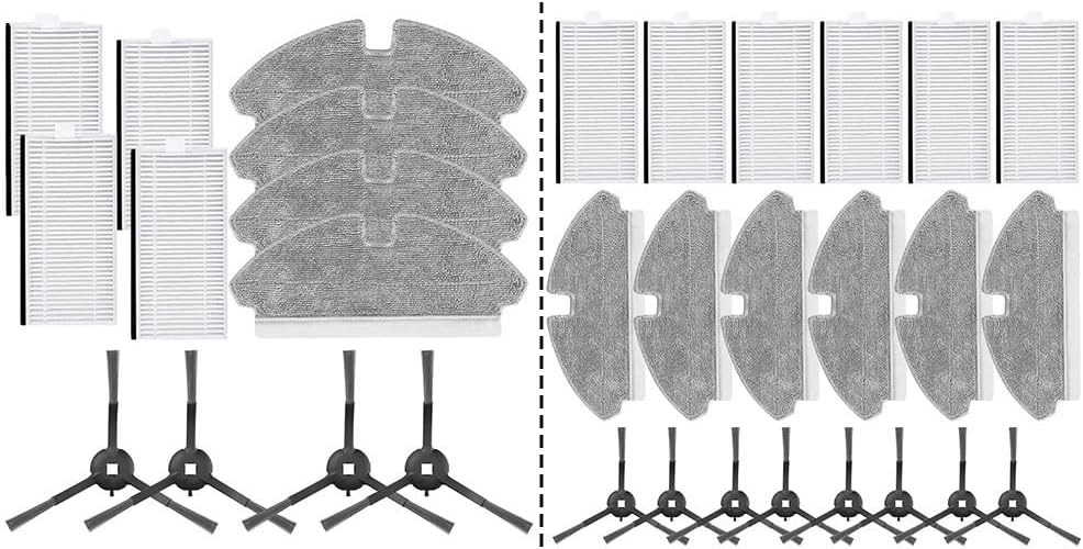 Cleaning Essentials Set completo di filtri e spazzole progettati per l'efficienza nel tuo aspirapolvere (B)