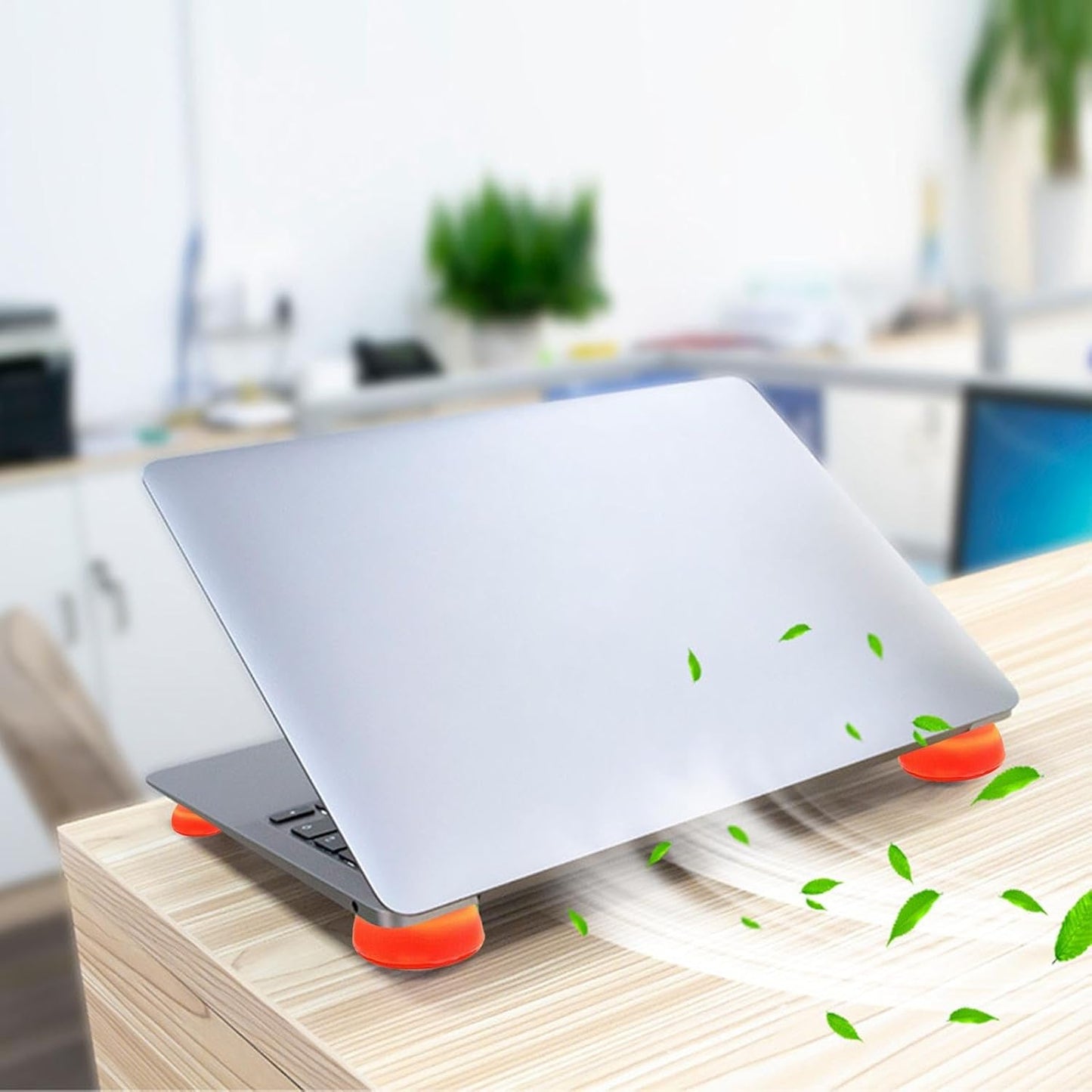 Laptop Cooling Stand,Silicone Small Hemisphere Pad Portable - Multifunctional Cooling Stand Non Slip Stable Hemisphere Riser for Laptops