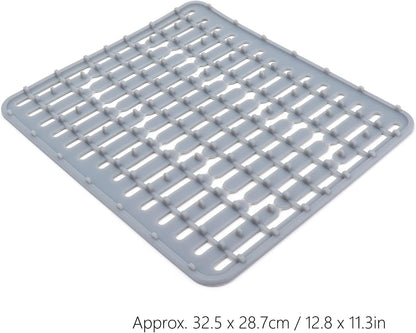 Sunicon Silicone Sink Mat, Multifunctional Nonslip Heat Insulating Sink Protectors for Kitchen Sink Multiple Usage Easy Clean eco friendlys