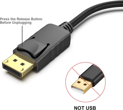 BENFEI DisplayPort to HDMI, Benfei Gold-Plated DP Display Port to HDMI Adapter (Male to Female) Compatible for Lenovo Dell HP and Other Brand