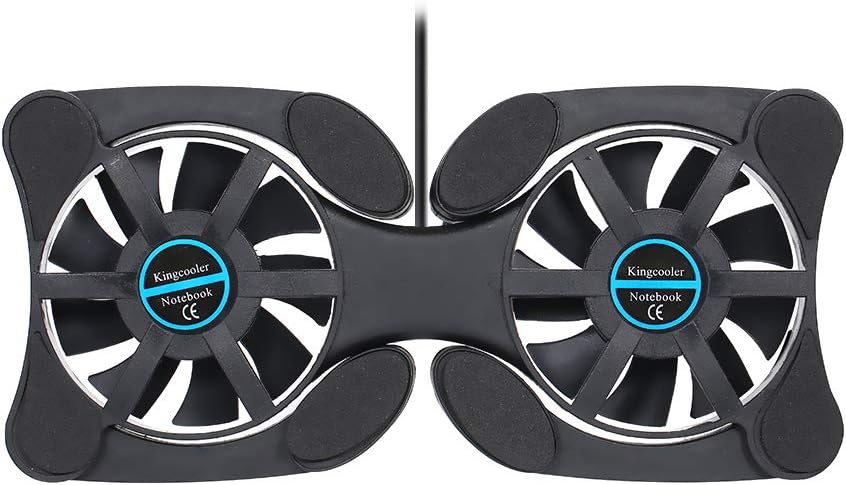 Mini Portable Folding Foldable USB Dual Fan Cooler Cooling Pad for PC Laptop Notebook 7 VCXN