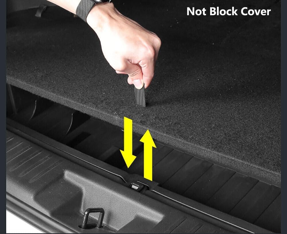 AutoQi For 2020-2025 Toyota Highlander Trunk Hidden Storage Box, SUV Insert Cargo Rear Hatch Organizer, Extra Space fits Highlander Under Cargo Floor Storage Bins Accessories