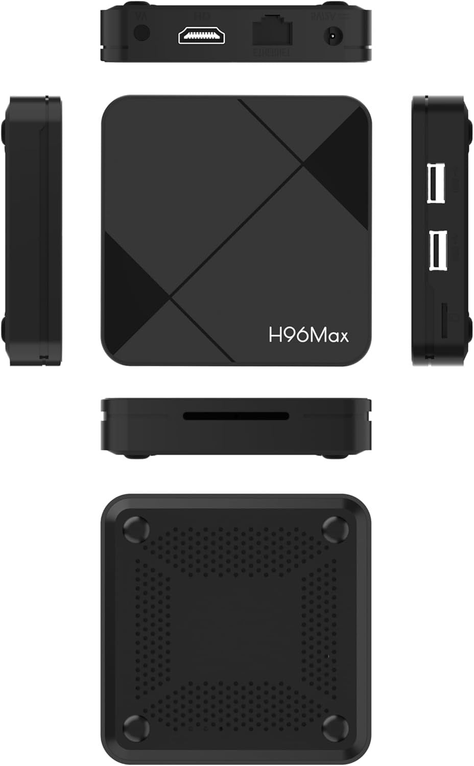 LEFFOT Android 14.0 TV Box, RK3518 4K UHD Streaming Device for TV, 2GB RAM + 16GB ROM, Smart TV Box with HDR10, Voice Control, 2.4G & 5G WiFi 6, 100M Ethernet, BT 5.4, USB 3.0, RK3518 Quad Core A53