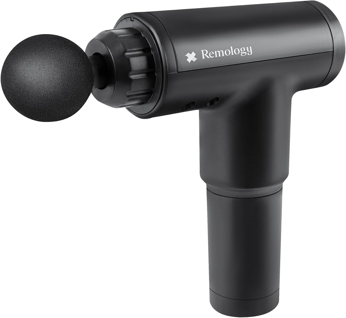Remology Impact Therapy Massage Gun for Pain Relax – 6-Speed Muscle Massager, Percussion Massage Tool with 4 Heads, Rechargeable Vibrating Massage Gun