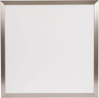 Good Earth Lighting 24in Smart Direct Wire LED Flat Panel Ceiling Light Fixture in Brushed Nickel, 4000 Lumens Wi-Fi & Bluetooth Capable, Fully Selectable White Light Settings from 2700K to 6500K