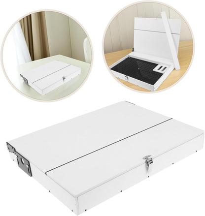 DIY Model Tool Storage Rack Durable Plastic Organizer Figure Accessories Capacity Toolbox for Model Making for Workspace Organization White