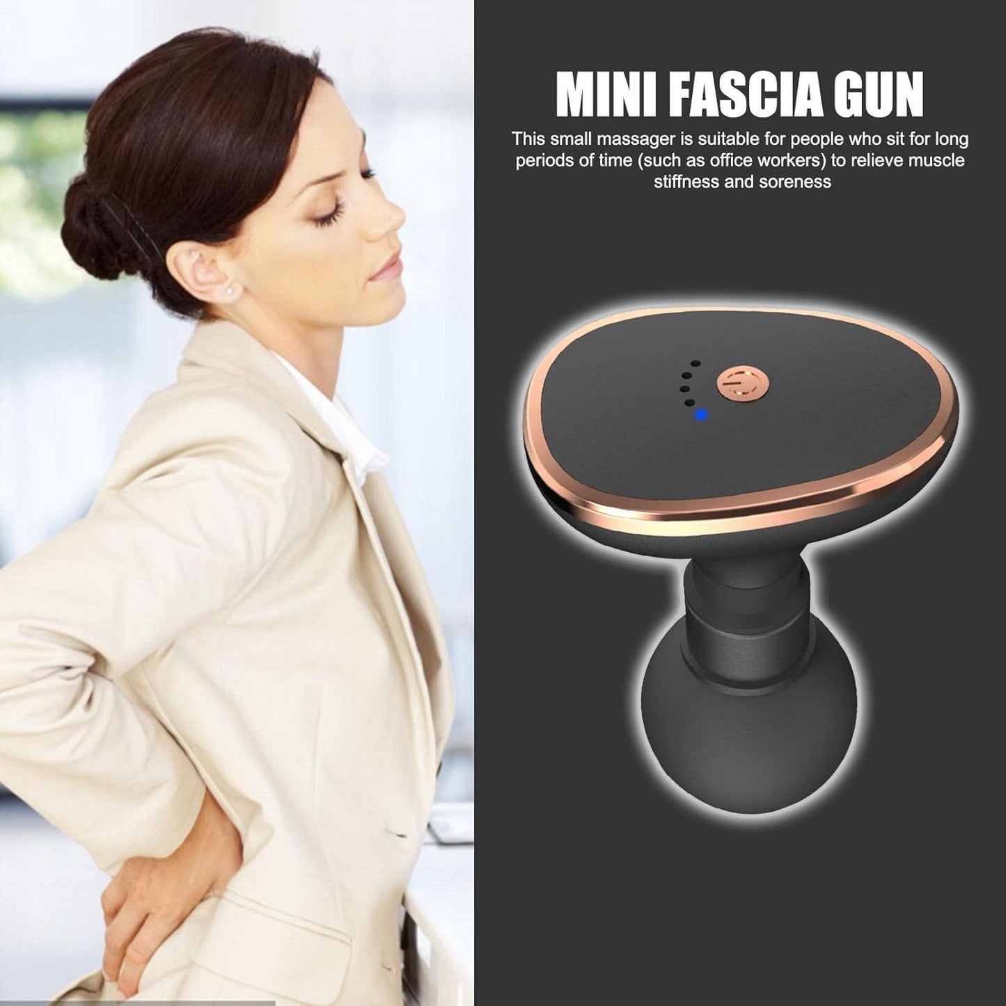 Mini Massager Handheld | Mini Portable Electric Muscle Massage Guns | Deep Tissue Massage Guns Body Massager for Athletes to Relieve Muscle Knots Borato