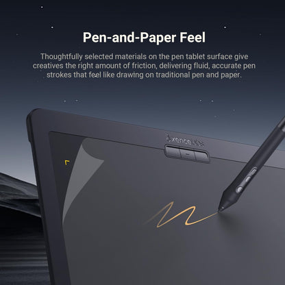 XENCELABS Drawing Tablet Bundle, 10 x 6 inch Wireless Graphic Tablet with Shortcut Keys, Pen Tablet with 2 Battery-Free Stylus, 8192 Levels Pressure for PC Mac Linux, Black