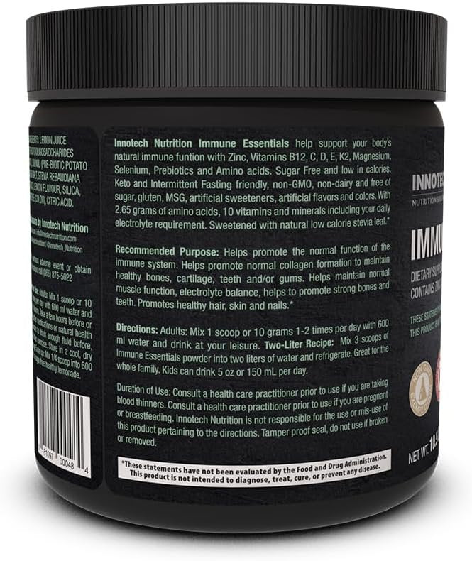 Innotech Nutrition Solutions Immune Essentials, 300 gram, white