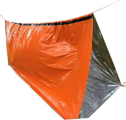 Generic Pe Aluminum Film Mat for Outdoor Camping Hiking Compact Portable Tent with Storage Whistle Orange