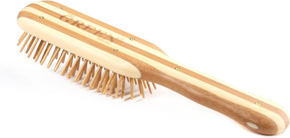 BASS BRUSHES Bamboo Wood Hair Brush, Professional Style
