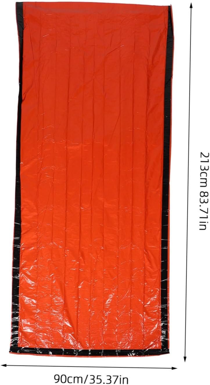 Abaodam 3 Set Emergency Compression Bivy Sack with Storage Bag Portable Thermal Blanket for Hiking Camping and Outdoor Survival