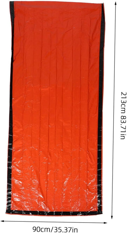 Abaodam 3 Set Emergency Compression Bivy Sack with Storage Bag Portable Thermal Blanket for Hiking Camping and Outdoor Survival