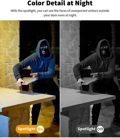 4G LTE Cellular Security Camera with Unlimited Data Plan, 2K Color Night Vision, 360° Live View, Motion Alerts, Remote Access, Solar No WiFi Security Camera for Outdoors (Jobsite, Farm etc.)