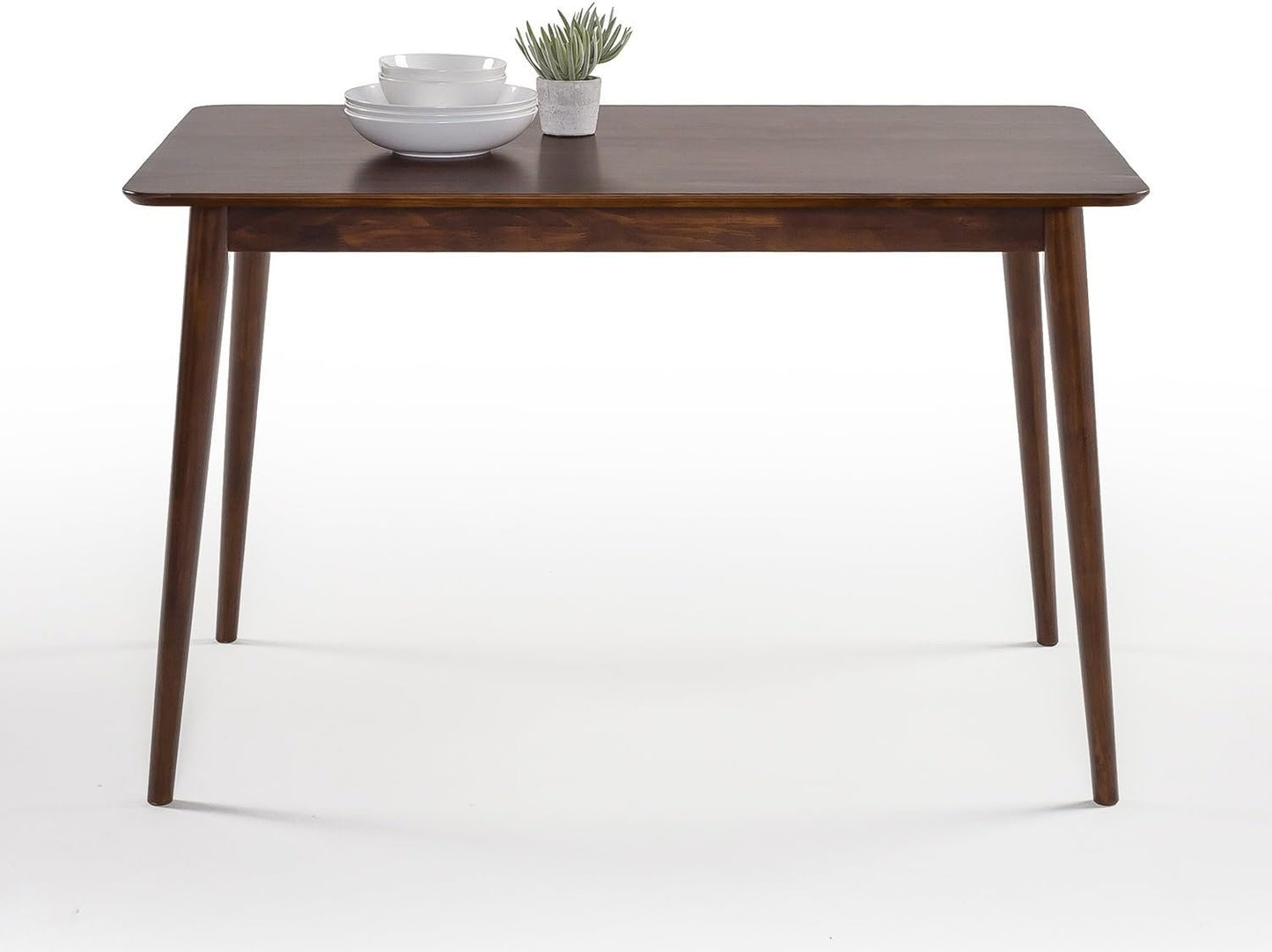 ZINUS Jen 47 Inch Wood Dining Table / Solid Wood Kitchen Table / Easy Assembly, Espresso