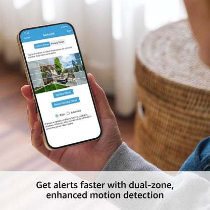 Introducing Blink Outdoor 4 â€” Wireless smart security camera, two-year battery life, enhanced motion detection, two-way audio, HD live view, Works with Alexa â€“ Add-on (Black)