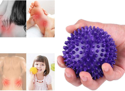 Spiky Massage Ball Roller Massager Ball for Foot Back Trigger Point Therapy, Myofascial Release, and Muscle Recovery.