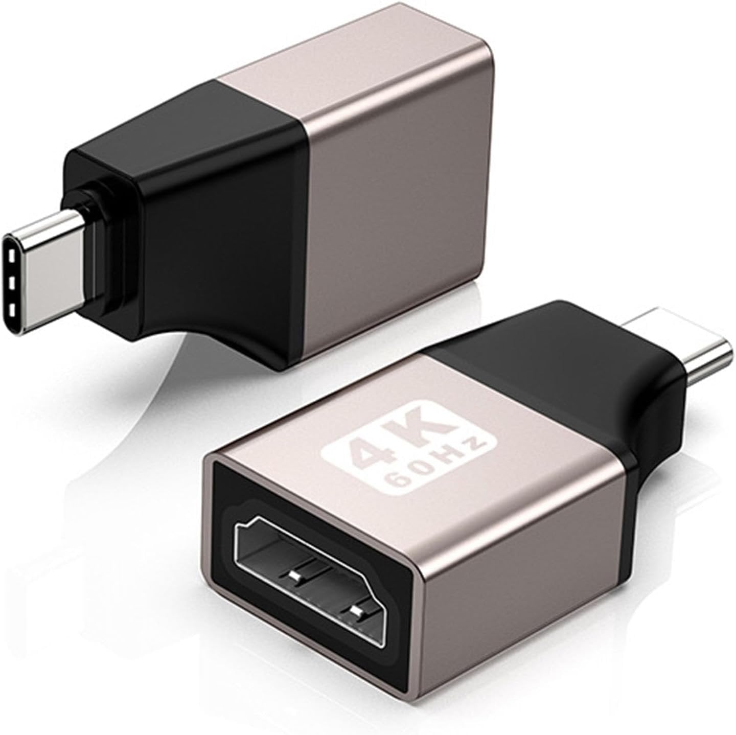 Argzm Highly Speed USB C HDTV Cable Adapter USB C to HDTV Female Connectors 4K@60Hz Streaming Adapter for Smartphones Laptops