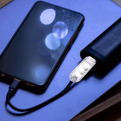 USB Light Bulb, Plug in LED Lamp Car Ambience Light, USE Lights Bulb for Bathroom Car Nursery Kitchen Toilet Pochy