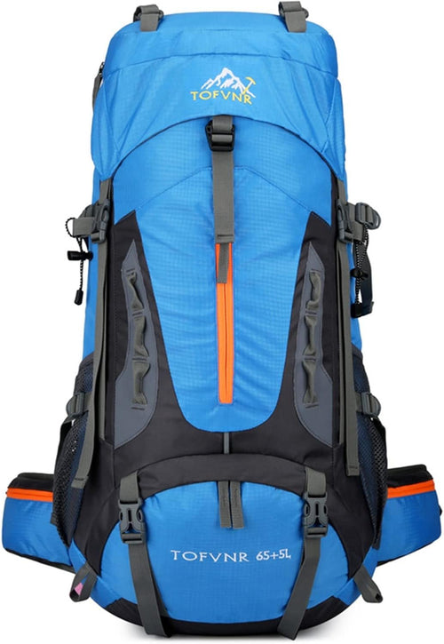 Kingsea 70L Large Camping Hiking Backpack With Waist Belt, Lightweight Nylon Trekking Waterproof Rucksack For Men Women Mountain Climbing, Travel, Outdoor Sports Backpacking Gear