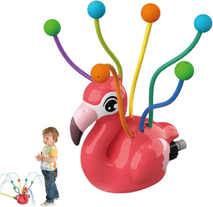 Sprinkler for Kids, Outdoor Water Spray Sprinkler Toy, Garden Sprinklers, Children Splashing Fun Activities, Backyard Lawn Deck Water Play for Summer, 8.27x4.73x6.9 Inches